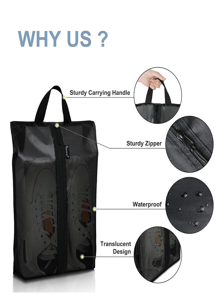 0TO1 TECH - Shoe Bag 1PCS Translucent Portable Shoe Bag is Suitable for All Kinds of Shoes 44*25cm - Image 1