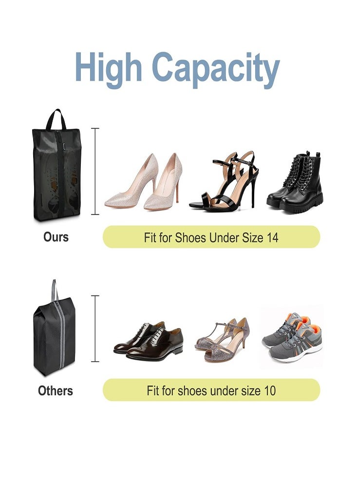0TO1 TECH - Shoe Bag 1PCS Translucent Portable Shoe Bag is Suitable for All Kinds of Shoes 44*25cm - Image 1