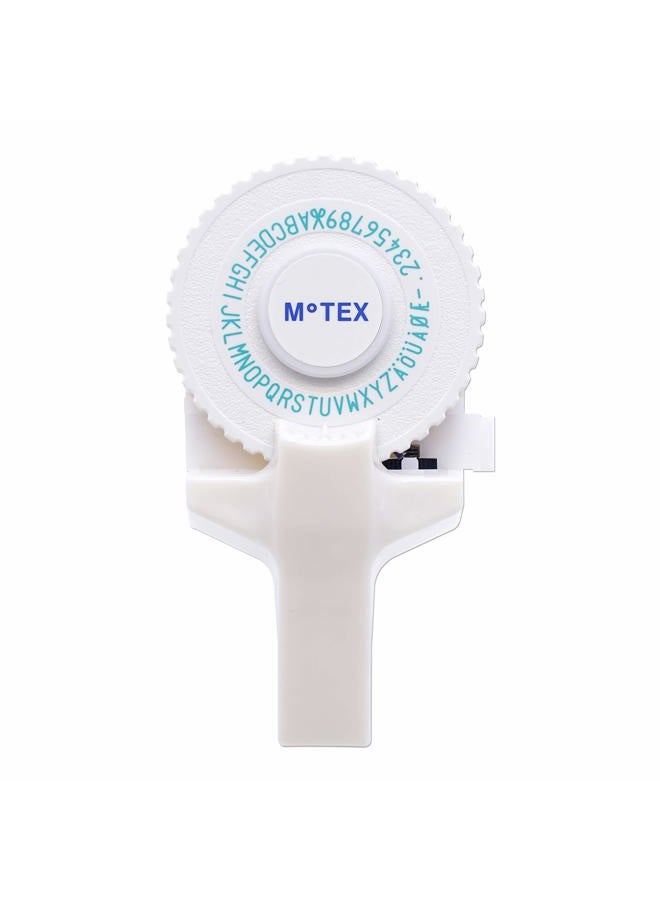 MoTEX Embossing Label Maker, Label Writer -E-101 (White) - Image 1
