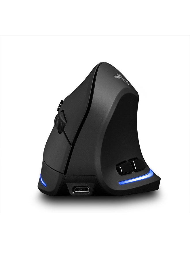 ZELOTES - ZELOTES F-35B Wireless Gaming Mouse 2.4G+BT3.0+BT5.0 Three-mode Ergonomic Vertical Mouse 3-gear Adjustable DPI for PC Laptop - Image 1