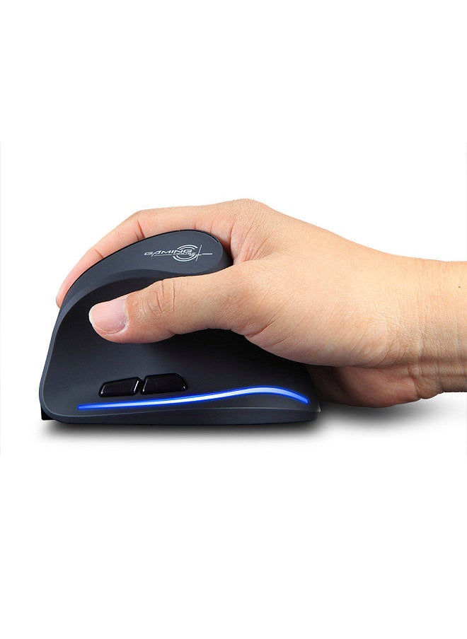 ZELOTES - ZELOTES F-35B Wireless Gaming Mouse 2.4G+BT3.0+BT5.0 Three-mode Ergonomic Vertical Mouse 3-gear Adjustable DPI for PC Laptop - Image 1