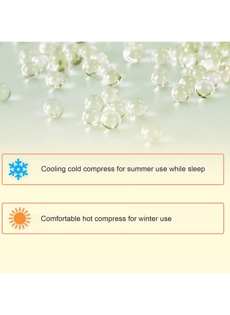 XUN Gel Eye Mask Cold Pack Ice Eye Mask Puffy Eyes Dark Circles - Cooling Eye Mask Headaches - Eye Therapy Heat Mask Gel Beads - Stress Pain Relief Hot Eye Mask Puffiness - Image 4