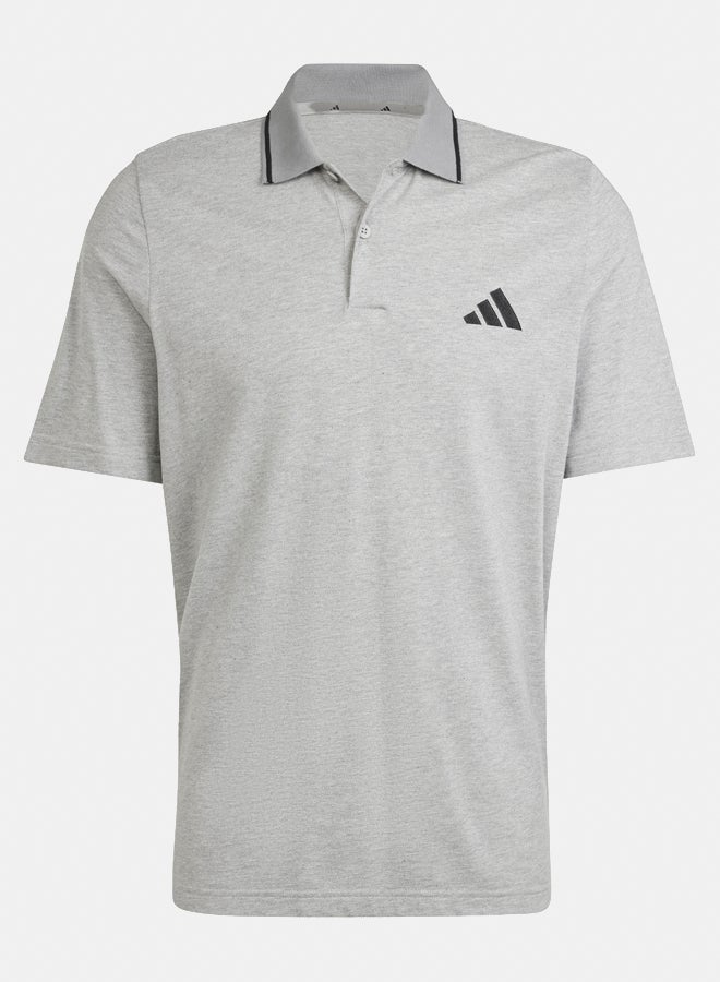 Adidas Essentials Small Logo Piqué Polo Shirt  - Image 2