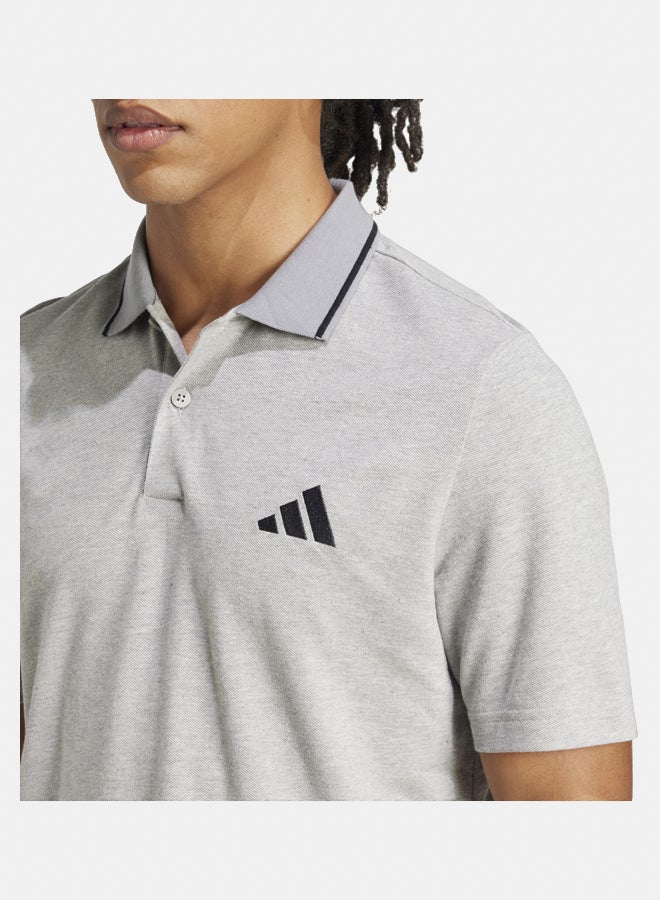 Adidas Essentials Small Logo Piqué Polo Shirt  - Image 3