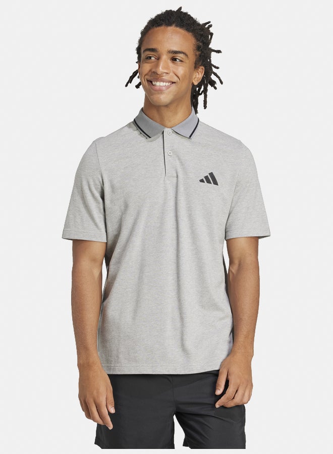 Adidas Essentials Small Logo Piqué Polo Shirt  - Image 1