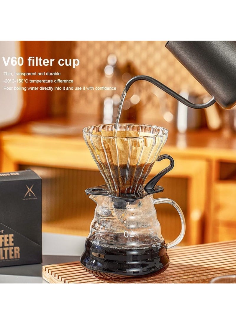 WENTCCION Professional Coffee Set 10 Pieces Espresso Set with 600mm Espresso Pot for Coffee Table Kitchen Camping  - Image 4