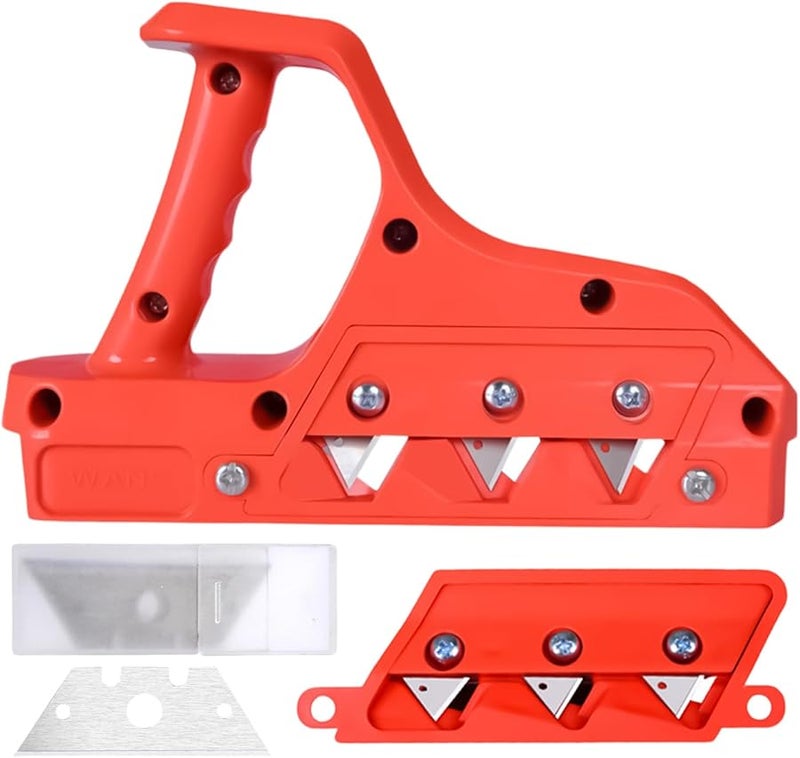 45 Degree 60 Degree Gypsum Board Cutter Hand Push Plasterboard Edger Tool for Baseboard Trim Wall Cutting - Image 1