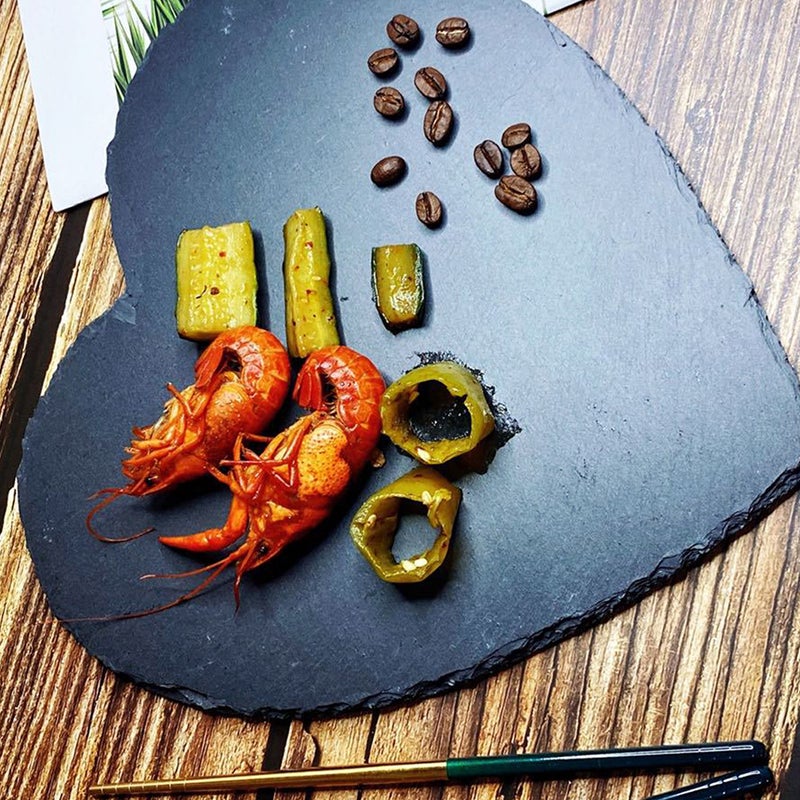 1pc Pasta Plate Steak Plate Practical Food Plate (Black) - Image 1