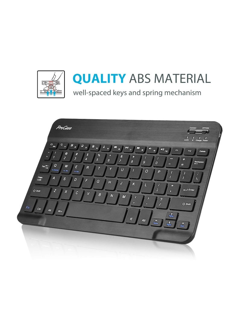 Aookay - Arabic and English Keyboard Cover for Microsoft Surface Go 4 2023 / Surface Go 3 2021 / Surface Go 2 2020 / Surface Go 2018, with Magnetically Detachable Wireless Keyboard (Black) - Image 1