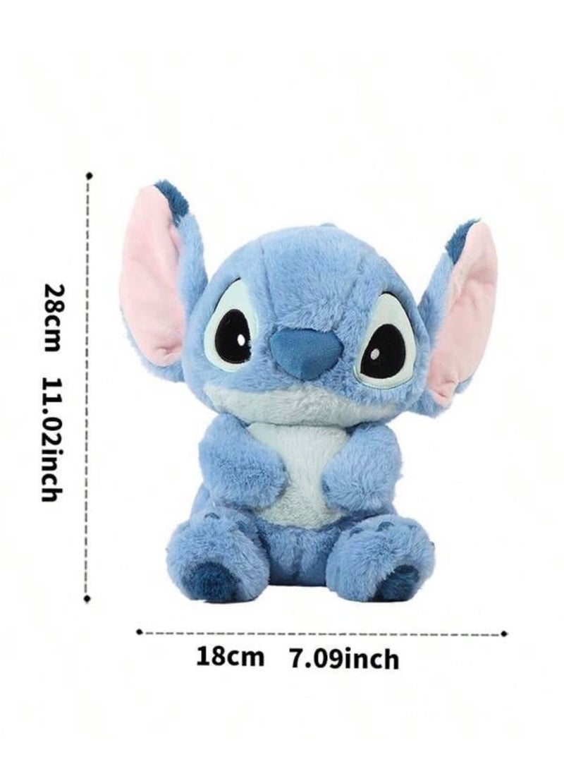 Miniso MOINISO Disney Genuine Stitch Basic Plush Doll, 7.09*11.02inch, Featuring Delicate Plush Texture, Cute And Interesting, Suitable For Decorating Living Room And Bedroom, Perfect Birthday Gift (1 PC) blue - Image 3