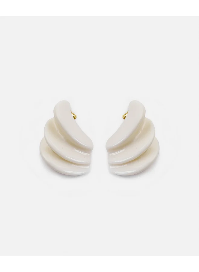 Multi-Piece Resin Earrings