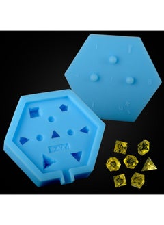 CZYY Dnd Dice Mold Silicone 7 Standard Polyhedral Sharp Edge Dice Slab Mould For D&D Tabletop Rpg  - Image 2