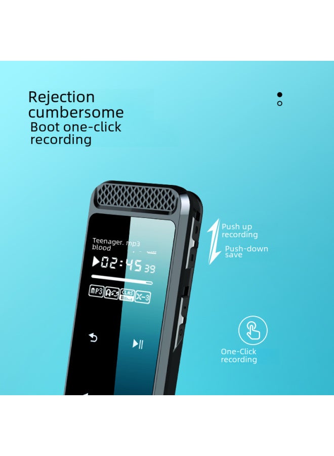 نيوترل مسجل صوت رقمي بقلم تسجيل خارجي بشاشة عالية الدقة وذاكرة خارجية TF مع ميزة التسجيل بنقرة واحدة - Image 4