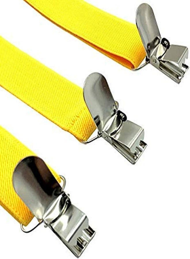 CLOTHERA Neon Yellow Suspender and Black Bow for Kids 5 to 15yrs - Image 2