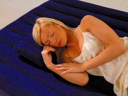 SOLEGLOW SOLEGLOW Inflatable Travel Pillow Soft Comfort Inflatable Pillow for Travel Sleeping Yoga Gym Car Portable Air Pillow for Bed Supporter for Tourists Travelers  - Image 4