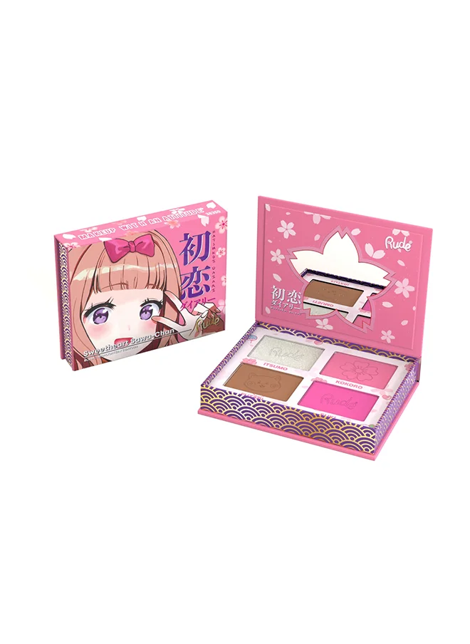 روود RUDE Manga Collection Face Palette Sweetheart Sawa-Chan