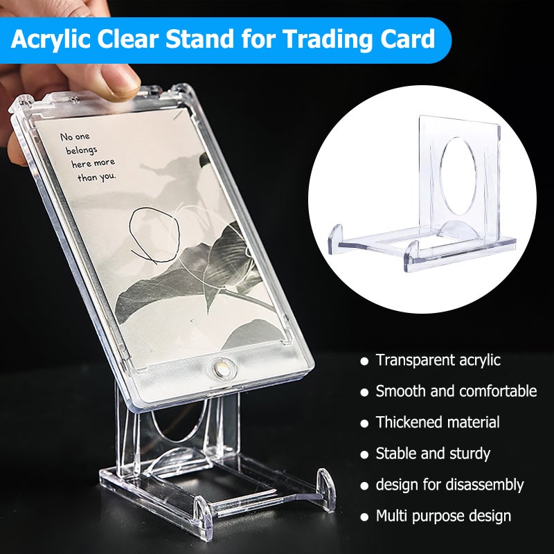 Acrylic Clear Stand for Trading Card Holders Small Display Stand(tk/temu self-pickup orders) - Image 2