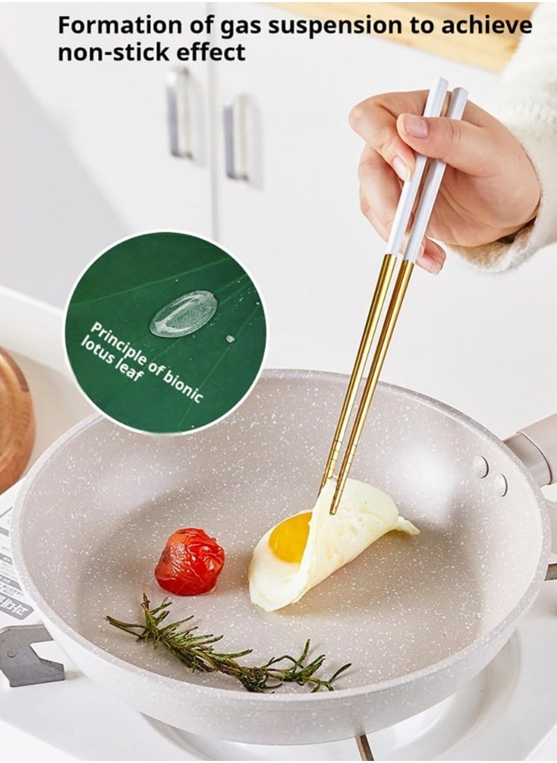 Generic - Large Deep Ceramic Saute Pan 29cm, Nonstick Frying Pan Skillet with Lid, Healthy Jumbo Cooker, Light Weight, PFOA u0026 PFAS Free - Image 1