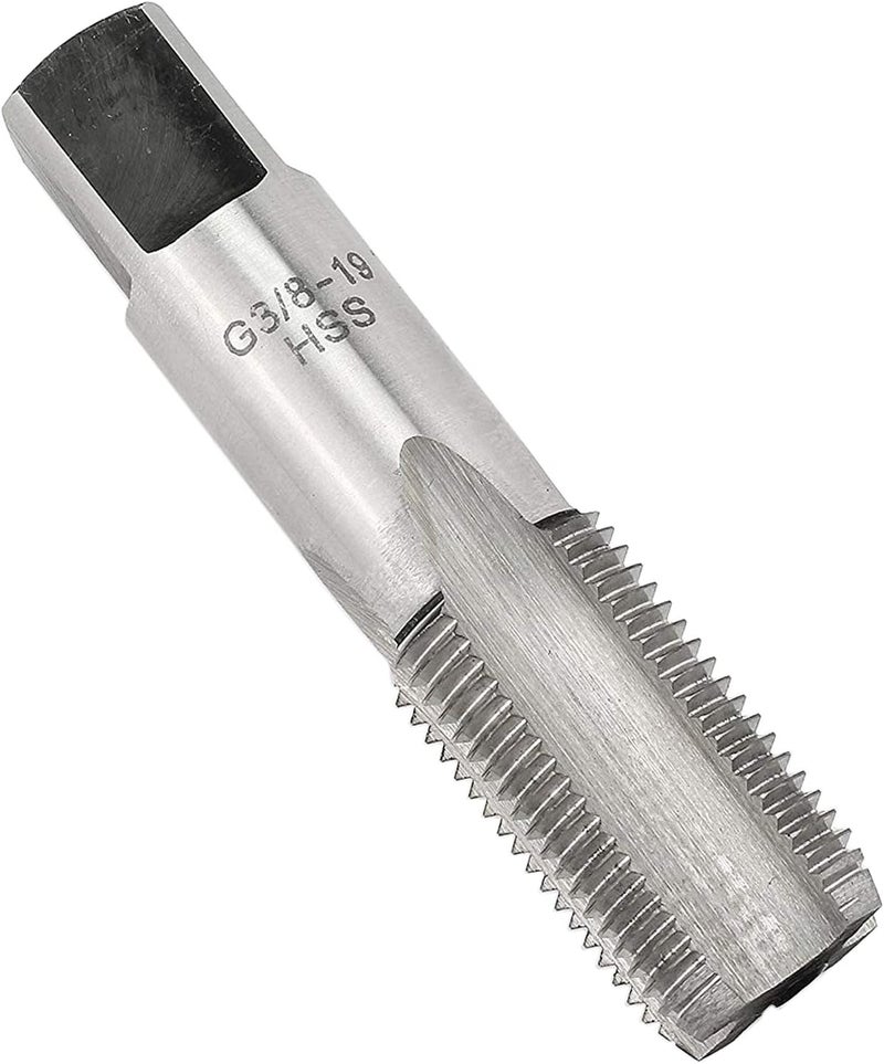 KMIAN TOOLS G 3/8" - 19 HSS BSP Parallel British Standard Pipe Tap - Image 1