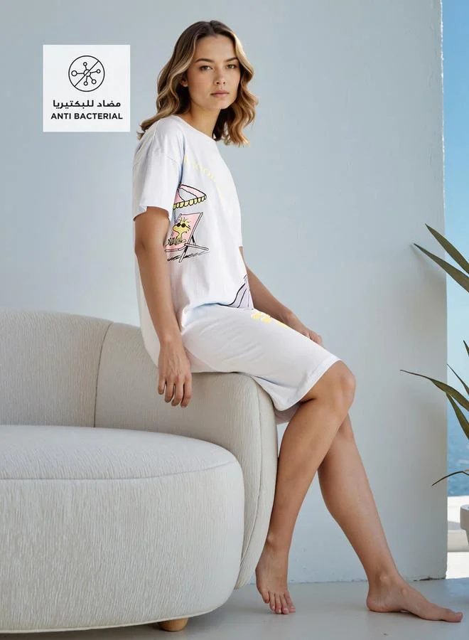 سبلاش فيڤ فستان نوم بطبعة سنوبي