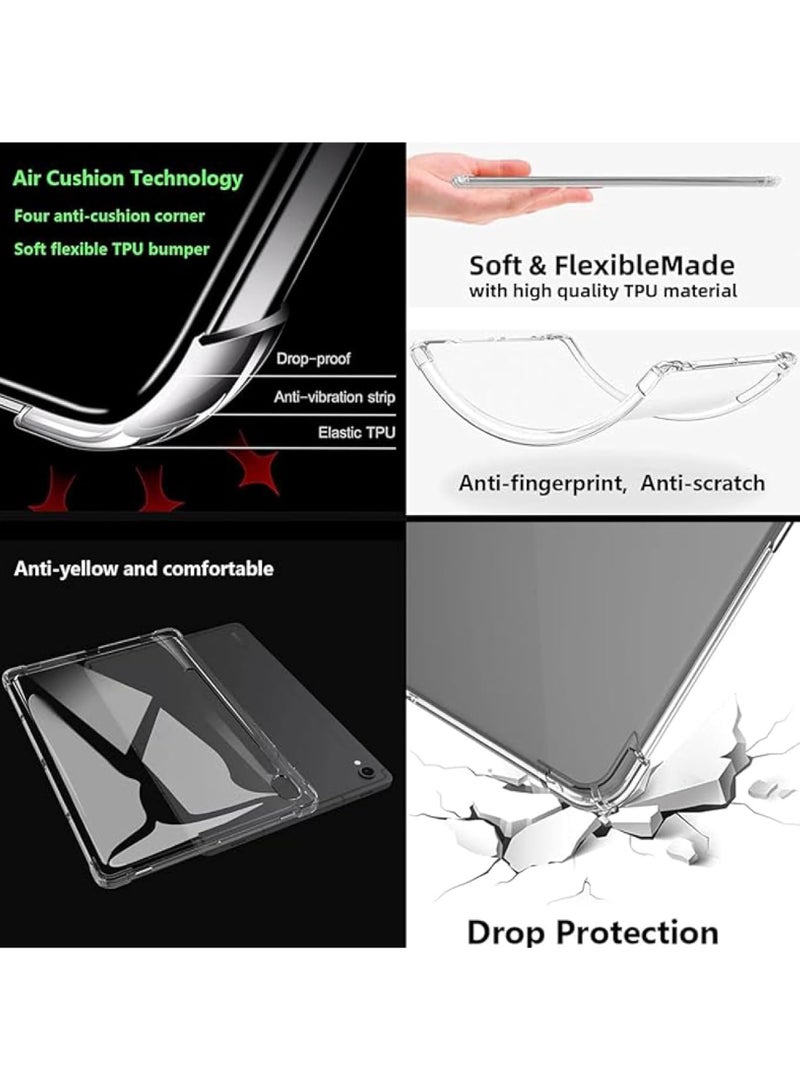 Rock Pow Case for Samsung Galaxy Tab S10 Lite 5G 10.9 inch 2025/S10 FE 10.9 inch 2025/S9 FE 10.9 Inch 2023 with Pencil Holder Ultra Thin Cover for S9 FE SM-X510/X516B/X518U,S10 FE 2025(SM-X520),S10 Lite(X400/X406B)2025 - Image 4