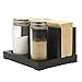 AKKO Rustic Napkin Holder with Salt and Pepper Shakers, Wooden Napkin Holder for Table with 2 Spice Bottles, Perfect - Image 2