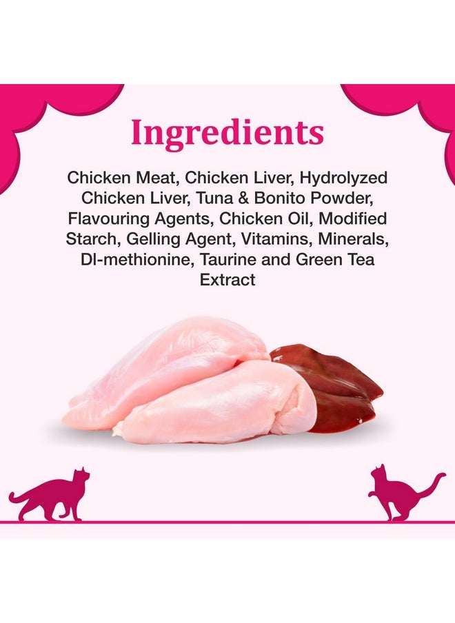 PUREPET PUREPET Creamy Lickable Cat Treats, Tuna & Bonito, Pack of 1X 75 G, Pack for All Life Stages  - Image 3