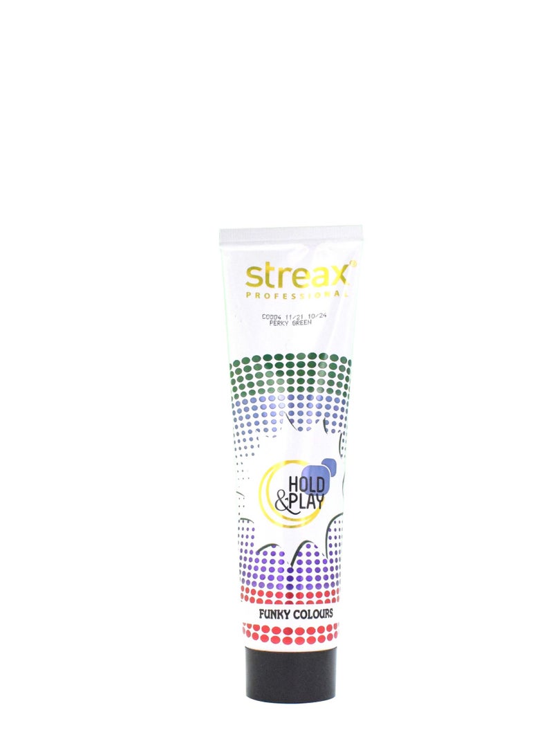 Streax Funky Color Perky Green 100 G - Image 2