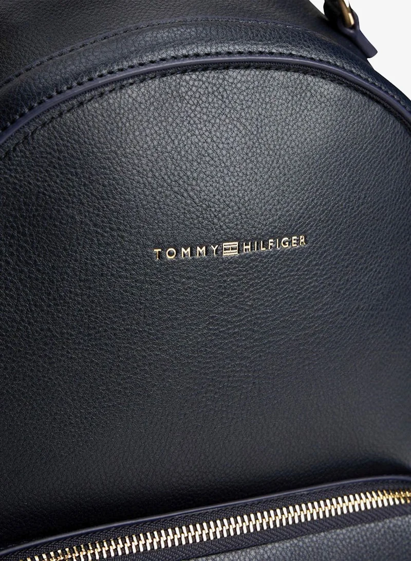 TOMMY HILFIGER  Logo Detail Zip Through Backpack for Women | Best Price UAE