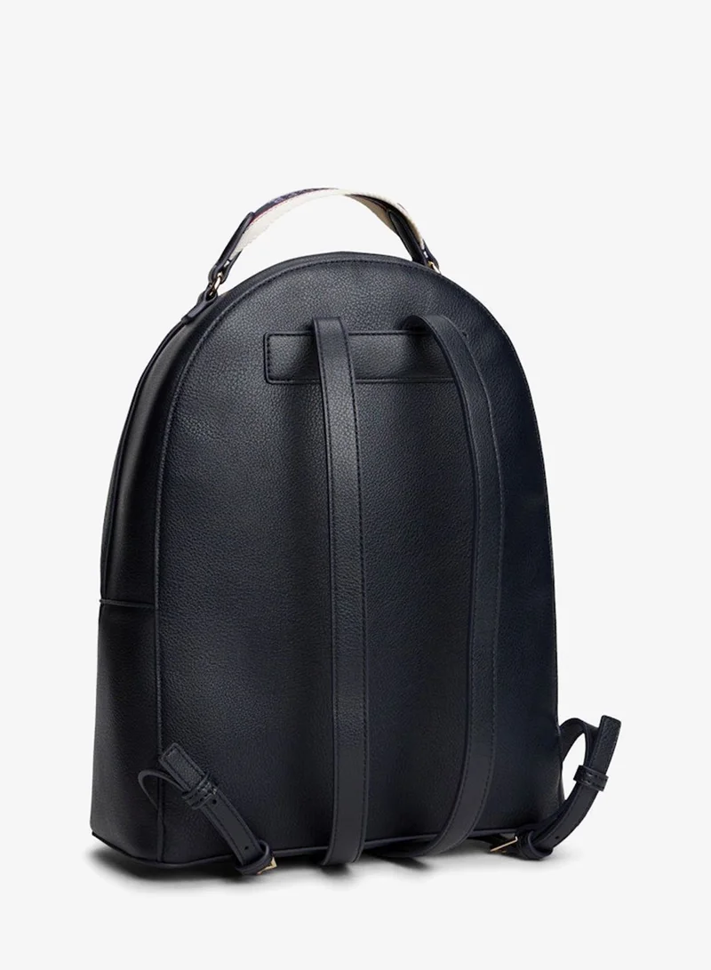 TOMMY HILFIGER  Logo Detail Zip Through Backpack for Women | Best Price UAE
