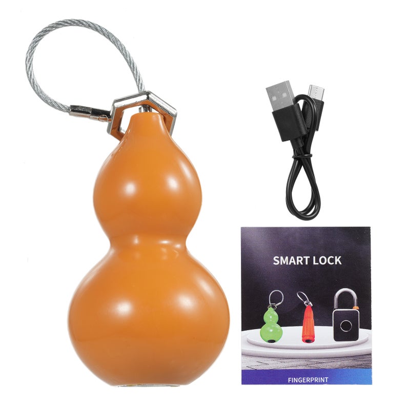 Fingerprint Cable Lock Fingerprint Padlock Keyless Biometric Cabinet Lock Smart Padlock Outdoor Waterproof Padlock for Gym Locker Suitcase Fence Cabinets Gate - Image 3