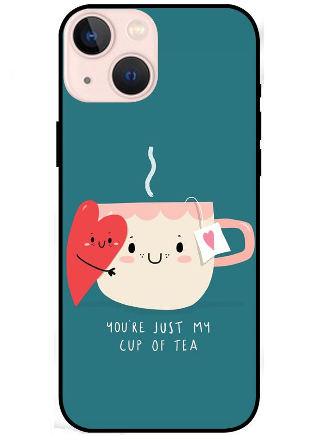 EYE CATCH Protective Case Cover For Apple iPhone 13 Mini You're Just My Cup Of Tea - Image 1
