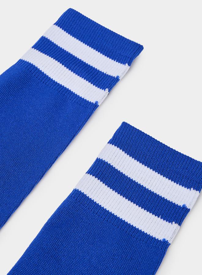 Styli Teen Boys Striped Cuff High Cotton Socks - Image 2