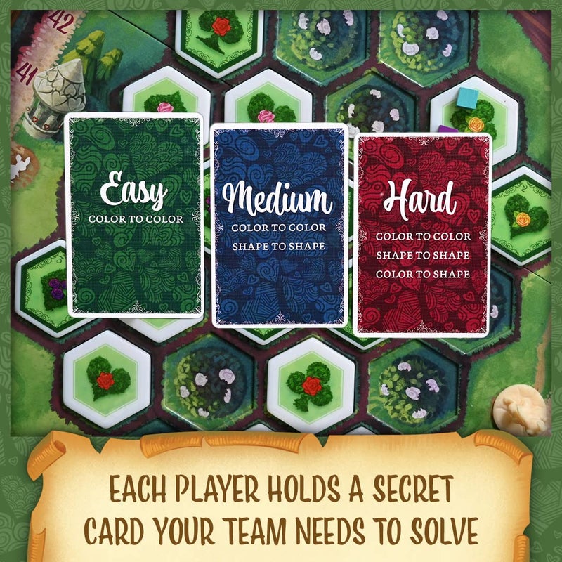 North Star Games Northstar Game Studio Paint The Roses Deluxe Board Game | Beautiful Cooperative Board Game for Adults  Teens and Families | Alice in Wonderland Strategy Puzzle | Includes Escape The Castle Expansion - Image 3