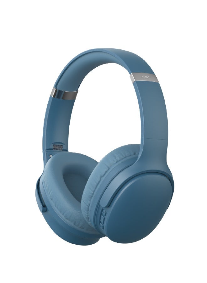 SIA H502BT Foldable Design Wireless Headphones - Blue - Image 4