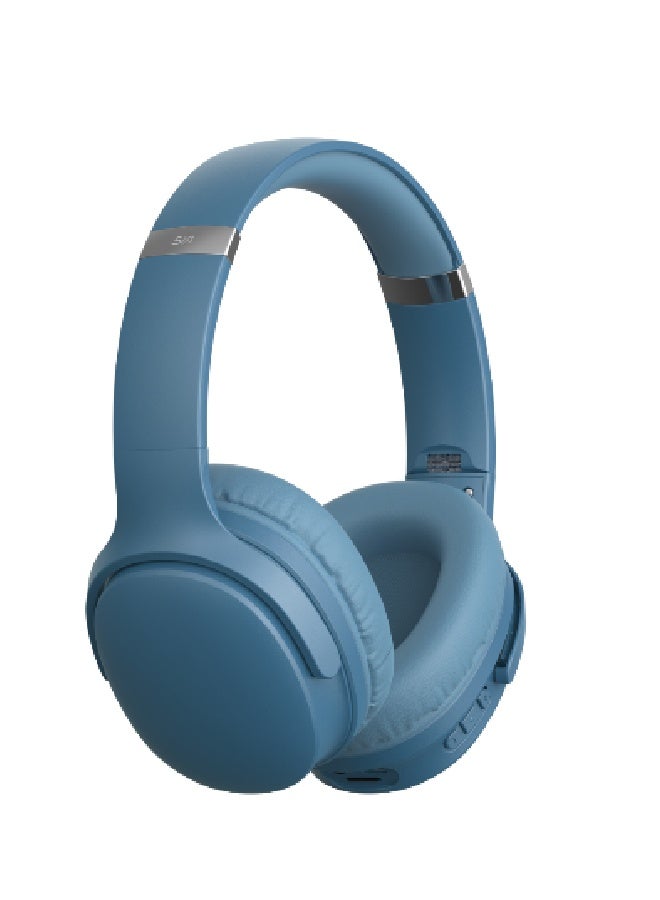 SIA H502BT Foldable Design Wireless Headphones - Blue - Image 1