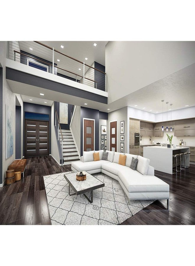 HALO SMD6S6930WHDM SMD-DM Lens Square Integrated LED Direct Surface Mount Recessed Downlight, 3000K Daylight, (No Can Needed), 6.4", White - Image 3