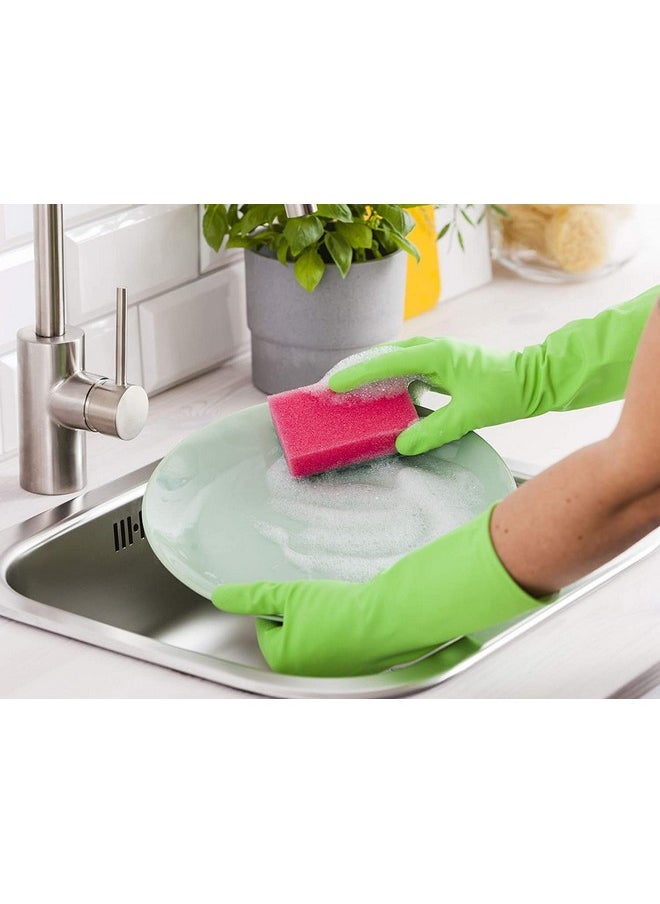 YORK Scouring Scrubby Non-Scratching Scouring Pads Sponge - Pack Of 5, Effective And Gentle Cleaning Pads For Kitchen, Glassware, And Household Surfaces - Durable And Safe For Everyday Use  - Image 4