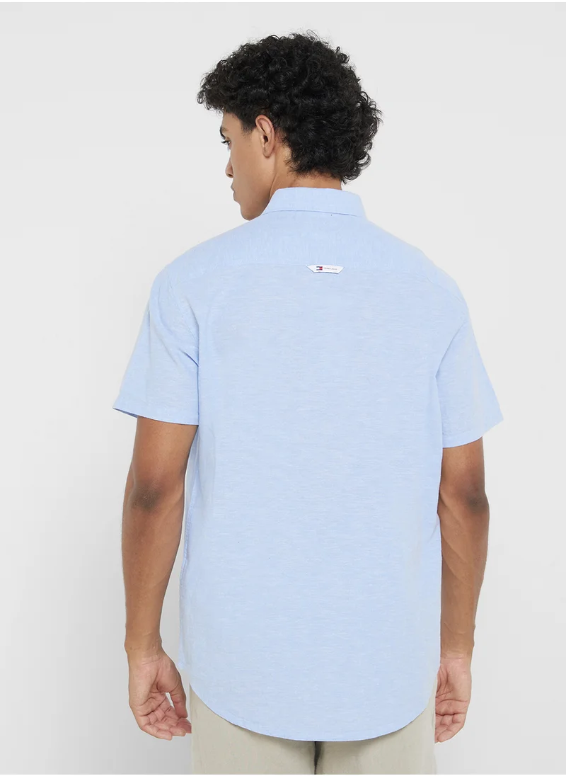 TOMMY JEANS Logo Regular Fit Shirt
