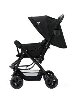 TEKNUM Reversible Look At Me Stroller - Black With Little Story Signature Diaper Bag - Grey  - Image 5