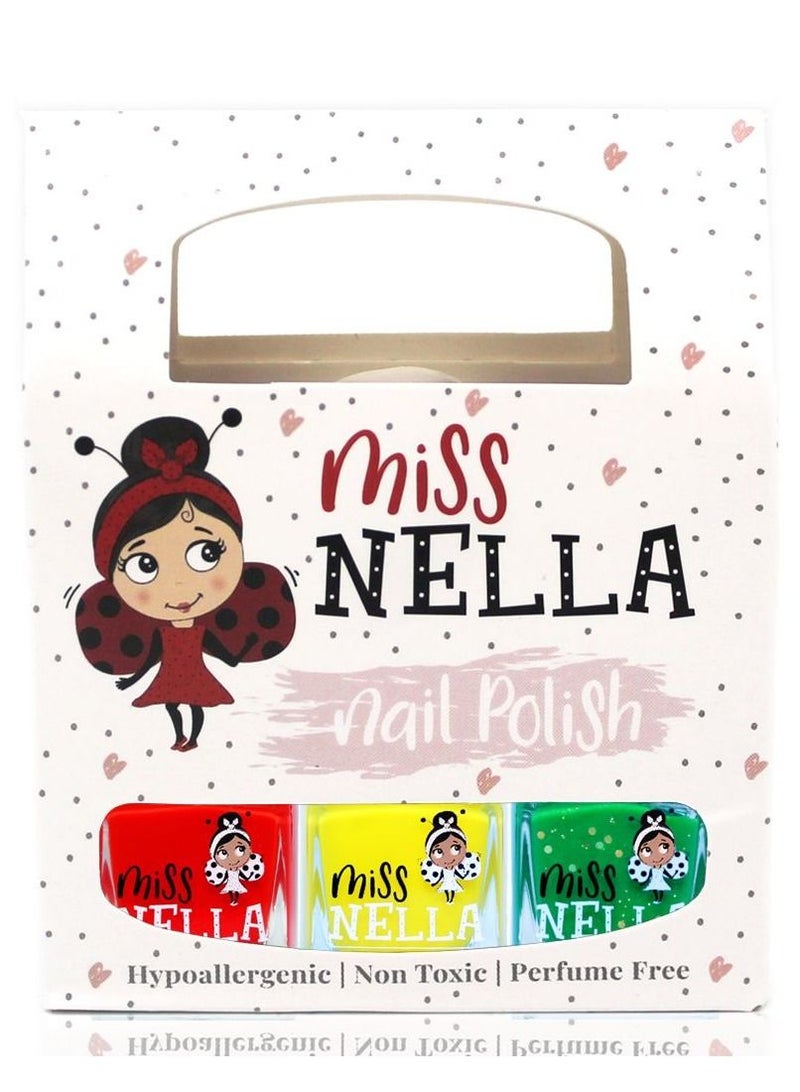 Miss Nella Nail Polish 3 pack -Traffic Lights - Image 2