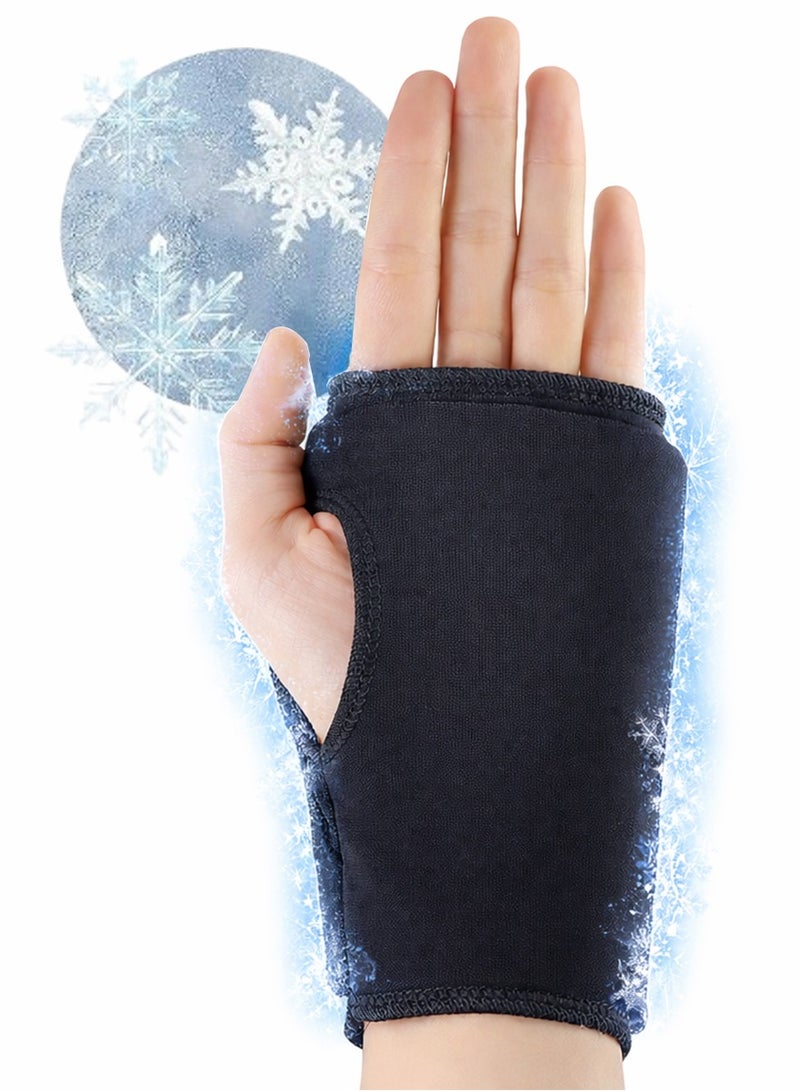 TAPIT Wrist Ice Pack Soft Gel Ice Pack Wrap for Either Wrist for Hot & Cold Hand Therapy Relief for Arthritis Tendonitis Carpal Tunnel Pain Hand Injuries & Swelling - Image 1