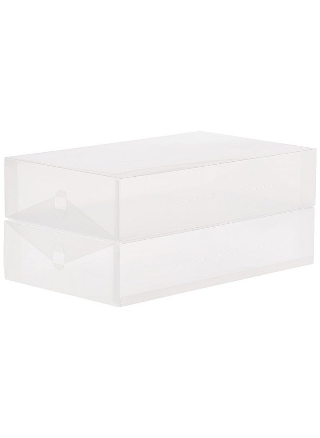 Whitmor Whitmor Clear Vue Boot Box - Heavy Duty Stackable Boot Storage - (Set of 2)  - Image 3
