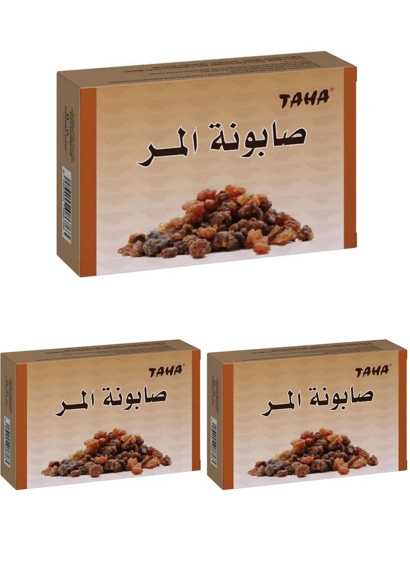 3 Pieces of Myrrah soap 125 G