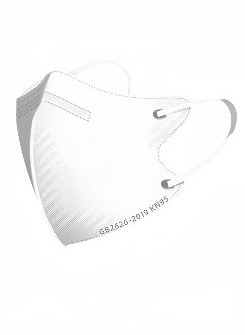 30 Pack 3D Disposable Adult Masks, 4-layer Meltblown Filter, with Elastic Earloops (Black, White, Green) - Image 4