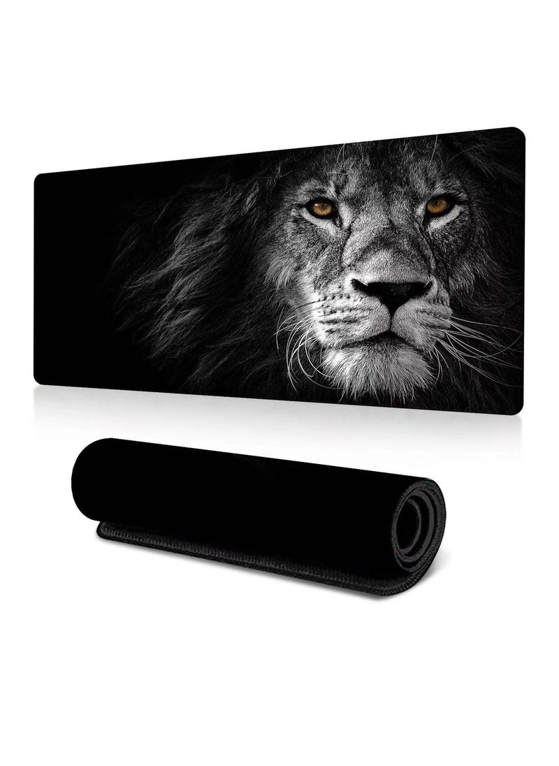 DOOAIR Gaming Large Mouse Pad Extended Rubber Water Proof Anti-slip For Office Mat Desk Pad Computers Keyboard Mouse Pads 800*300*3MM Lion King  - Image 5