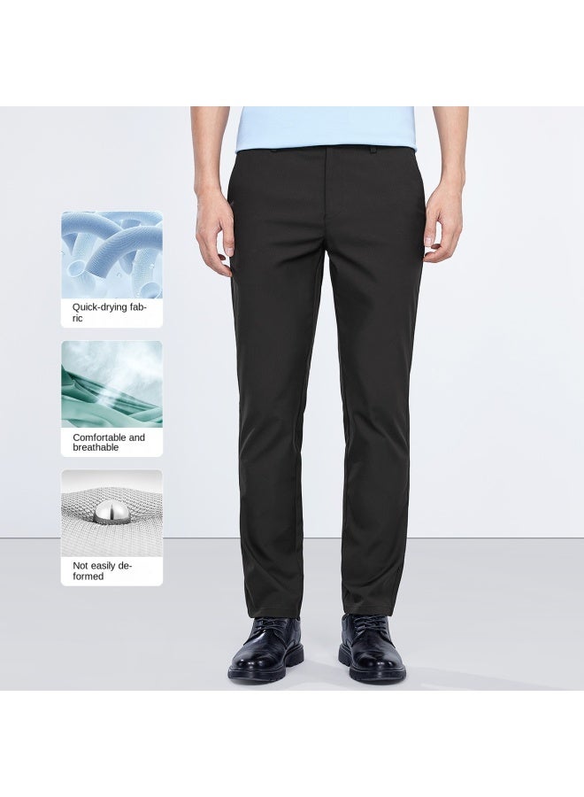 Septwolves Moisture-wicking & Quick-drying】25 Spring/autumn Lightweight Breathable Quick-dry Casual Pants Solid Color Versatile Men's Trousers - Image 5