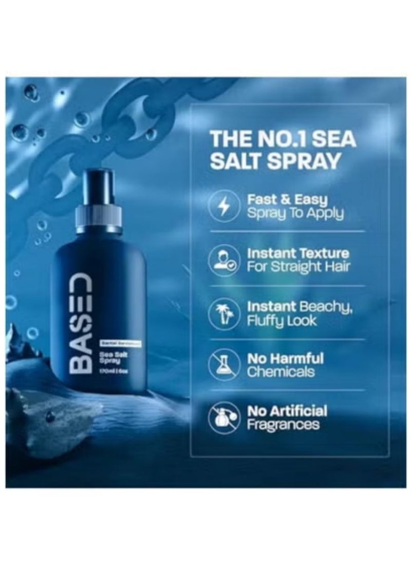 Based Bodyworks Sea Salt Texturizing Spray Natural Beach Waves and Volume Lightweight Non Greasy Formula with Kelp and Vitamin B5 Sulfate Free Paraben Free 6 oz Hair Styling Spray - Image 5
