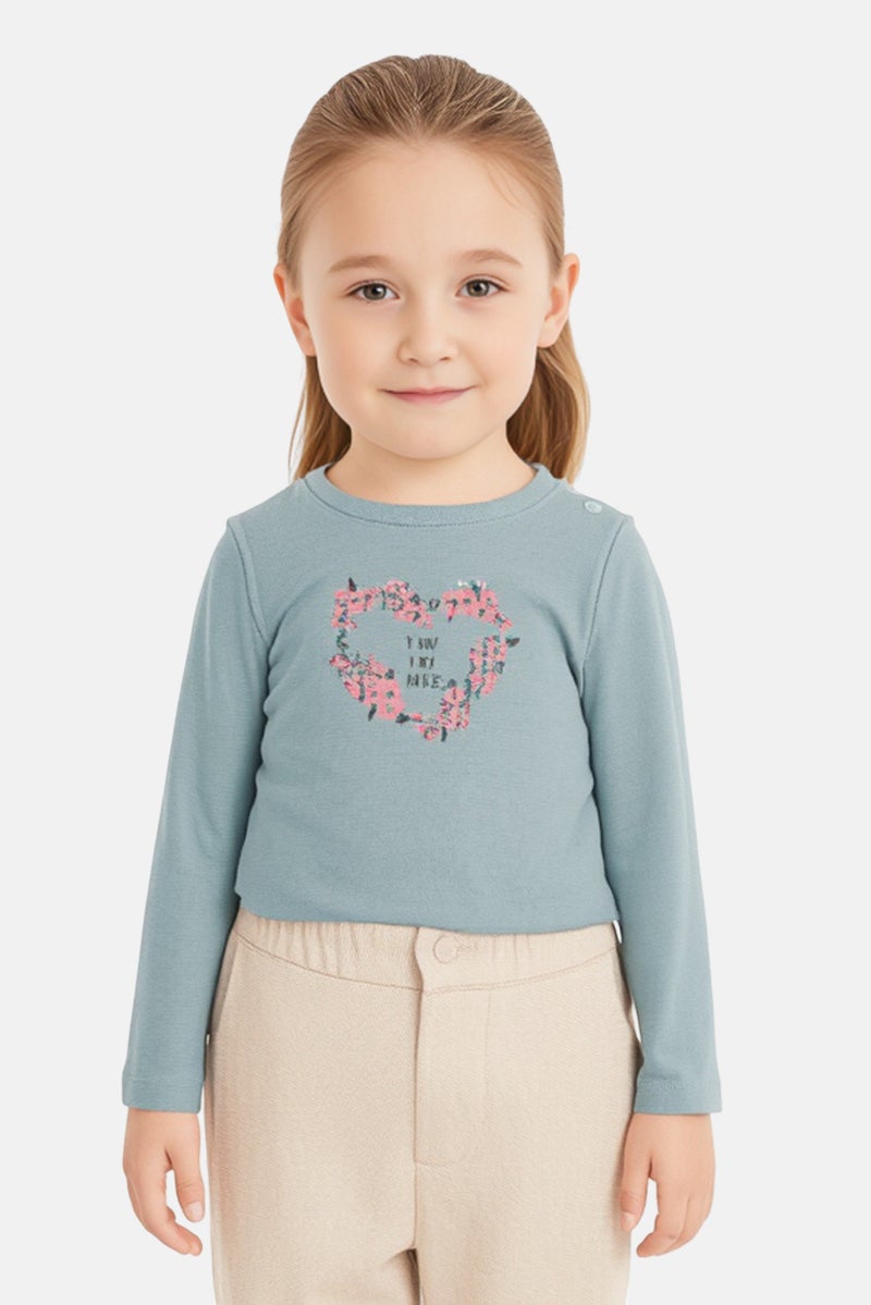 Sinsay Fox  Bunny x Sinsay Toddlers Girl 2 Pcs Graphic Print Tops, Multicolor - Image 1