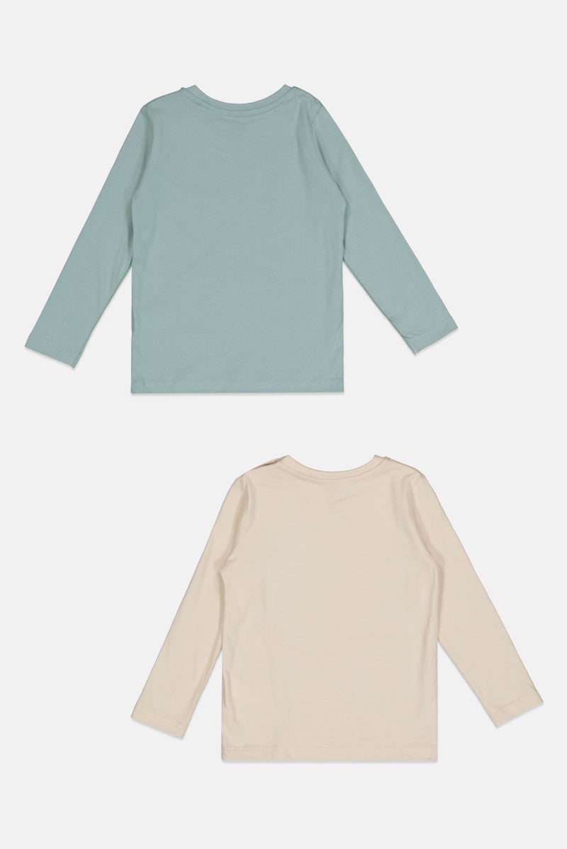 Sinsay Fox  Bunny x Sinsay Toddlers Girl 2 Pcs Graphic Print Tops, Multicolor - Image 3